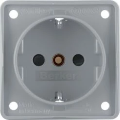 Schlussverkauf ✔️ HAGER HÄGER? SCHUKO STECKDOSE FÜR SCHRAUBE MIT GRAUER PISTOLE 🔔 -HAGER SHOP 56848832 3