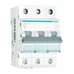 Auslauf 🛒 LEISTUNGSSCHALTER B20 A 3 P LES HAGER MBN320 👍