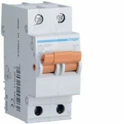 Aktion 🧨 HAGER MN525V | Leistungsschalter MN 1P+N 25A Kurve C 🧨
