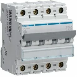 Neu 😍 HAGER MCA416 | Leistungsschalter M Kurve-C 6kA 4P 16A 👍