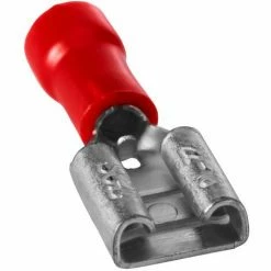 Coupon ❤️ Flachsteck-Hülsen 0,5 - 1,5 Mm², Rot, Stec Kgröße 6,4 X 0,8 Mm, Inhalt 25 Stück Hager 0775100421 Flachsteck-hülsen 🌟
