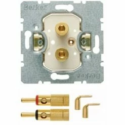 Aktion ✔️ HAGER HÄGER? M CANISM ST RO LAUTSPRECHERBUCHSE + 2 BUCHSEN 👏