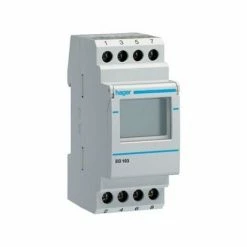 Neu 🔥 HAGER ? ZUM BEISPIEL 103 ? DIGITALER WOCHENPROGRAMMIERER 1 IN WECHSELMANÖVER 56/TAG EG103 😉