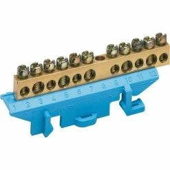 Aktion ⭐ Hager N-Messingklemme KM11N 🌟