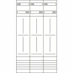 Aktion 😉 Hager Komplettfeld,univ.Z ZL53X8 ⌛