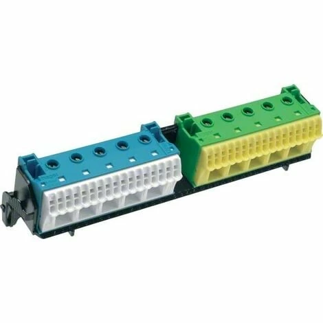 Aktion 🔥 Hager PE/N-Klemme M.Träger FZ383 ✔️ 1 Aktion 🔥 Hager PE/N-Klemme M.Träger FZ383 ✔️