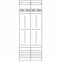 Alternative view of Neu 🎉 Hager Komplettfeld ZK52P7K ⭐